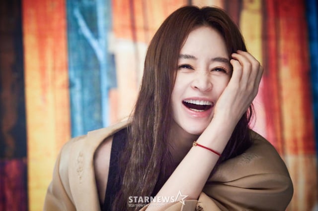 Actress Kim Hye-soo poses for a roundtable interview held on the 13th for Coupang Play drama 'It's Not an Affair'. / Photo provided by Hodu & You Entertainment / August 13, 2026 / Photo=Kim Hwi-seon hwijpg@