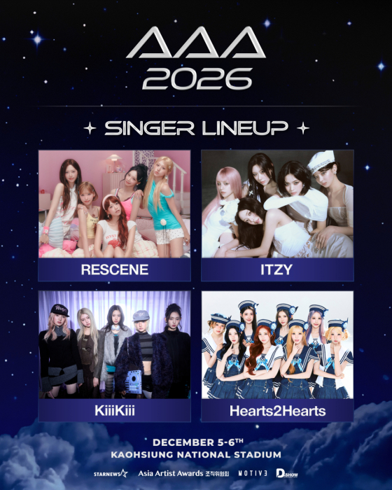 리센느 /사진=더뮤즈엔터테인먼트, ITZY /사진=JYP엔터테인먼트, KiiiKiii /사진=스타쉽 엔터테인먼트, 하츠투하츠 /사진=SM엔터테인먼트