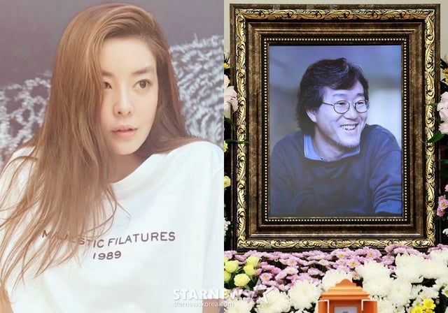 김규리(왼쪽), 고 안판석 감독 /사진=사진공동취재단, 김규리 SNS