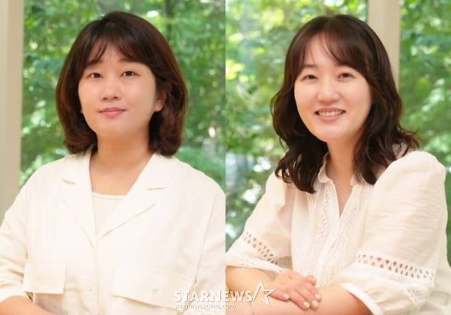 Hong Jin-ju PD (left), Yoon Al-eum writer /Photo=CJ ENM