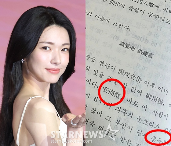 하영 /사진=스타뉴스, 온라인 커뮤니티, 김용숙의 '조선조 궁중풍속 연구(朝鮮朝 宮中風俗 硏究)'