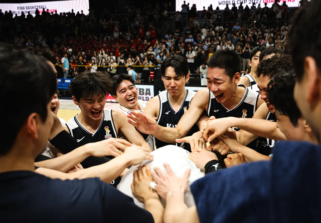 한국 농구대표팀. /사진=FIBA 캡처