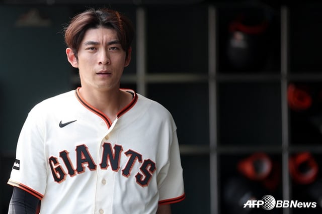 旧金山巨人队 李政厚。/AFPBBNews=NEWS1