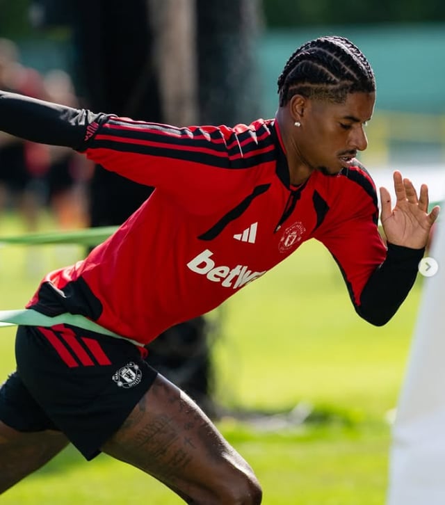 Marcus Rashford. /Photo=Man Utd official SNS archive