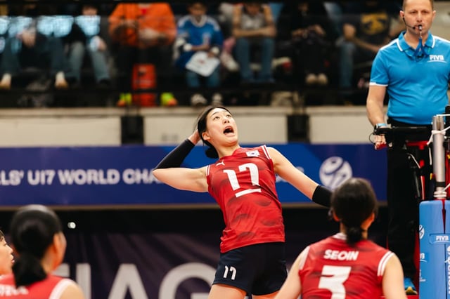 Son Seo-yeon. /Photo=Screenshot from FIVB official website