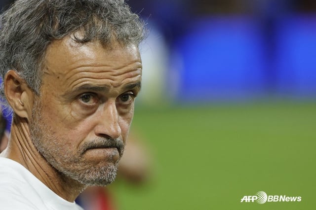 Luis Enrique, PSG manager. /AFPBBNews=NEWS1