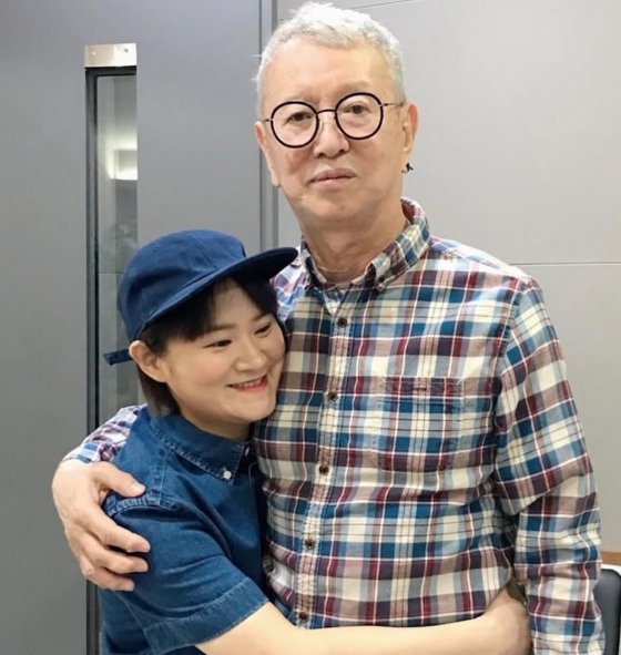 김신영과 고 전유성. /사진=SNS