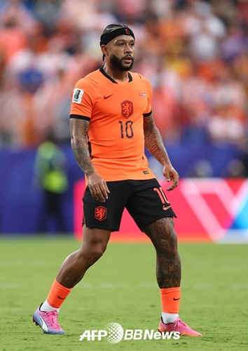 Memphis Depay. /AFPBBNews=NEWS1
