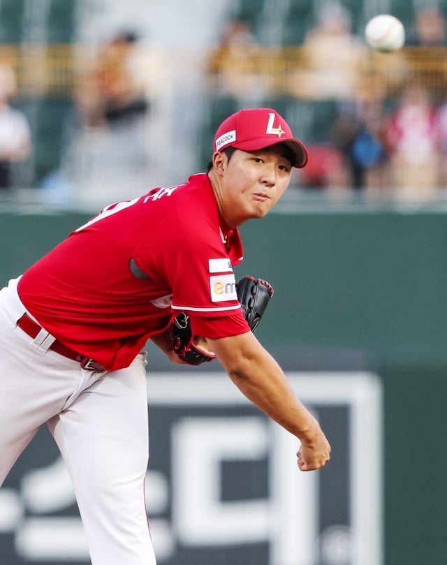 SSG 랜더스 신인 투수 김민준. /사진=SSG 랜더스 제공