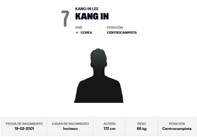 On the 19th, Lee Kang-in was officially registered as a player for Atletico Madrid on the official website of Spain's La Liga. Just the morning before, Lee Kang-in had been excluded from the official player roster on the La Liga website. /Photo=Screenshot from La Liga official website