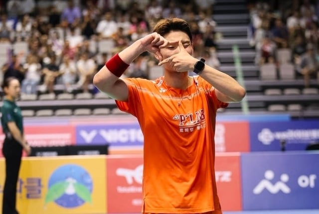 Yoo Tae-bin, individual masculino de bádminton. /Foto=Federación Coreana de Bádminton proporcionado