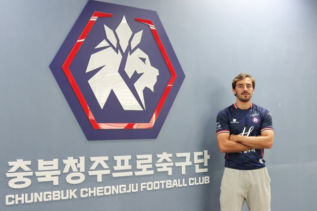 Geraldes, centrocampista de Chungbuk Cheongju. /foto=Chungbuk Cheongju