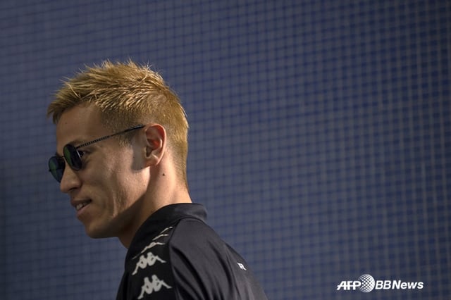 Honda Keisuke. /AFPBBNews=NEWS1