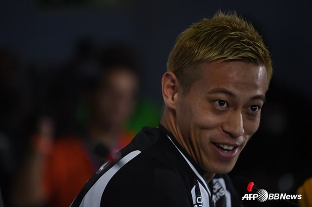 Honda Keisuke. /AFPBBNews=NEWS1