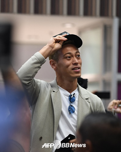 Honda Keisuke. /AFPBBNews=NEWS1
