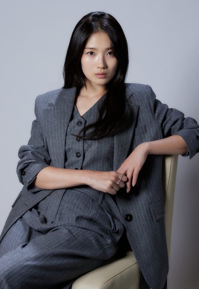 La actriz protagonista Kim Hye-yoon de la película 'Sal-mok-ji' (dirigida por Lee Sang-min) posa para una entrevista circular realizada el día 2. /foto=Showbox 2026.04.02 /Foto=Lee Dong-hoon photoguy@