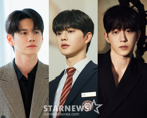 Diễn viên Ong Seong-wu, Song Kang, Nam Joo-hyuk /ảnh=StarNews