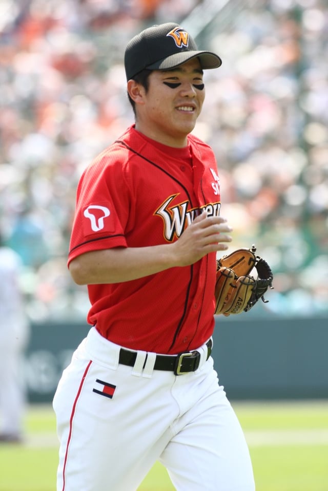 Jung Geun-woo during his SK Wyverns days. /Photo=SSG Landers provided