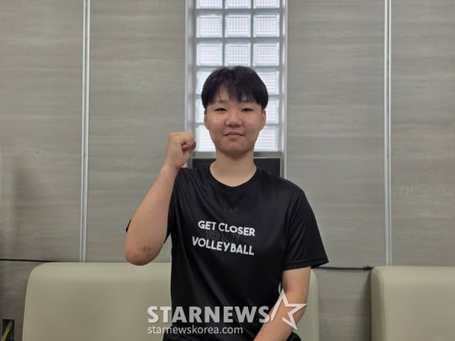 中央女子高校のキム·ヘヨンが17日、ソウル西大門区北阿峴洞に位置した中央女子高校の室内体育館でスターニュースと会ってインタビューした。 /写真=キム·ドンユン記者