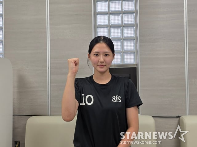 中央女子高校のパク·ガンビンが17日、ソウル西大門区北阿峴洞に位置した中央女子高校の室内体育館でスターニュースと会ってインタビューした。 /写真=キム·ドンユン記者