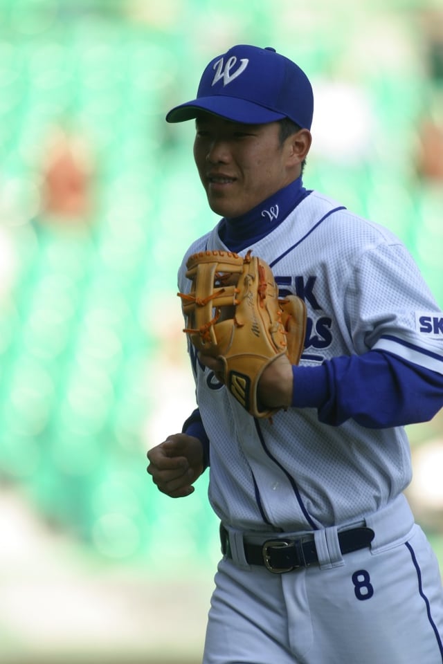 2005년 신인 시절 정근우. /사진=SSG 랜더스 제공
