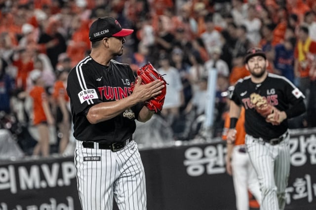 LG KARAISCO pitched well in the Daejeon Hanwha game on the 23rd. /Photo=LG Twins provided