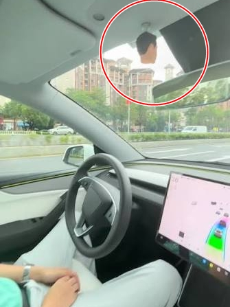 테슬라 카메라를 속이는 방법 모형