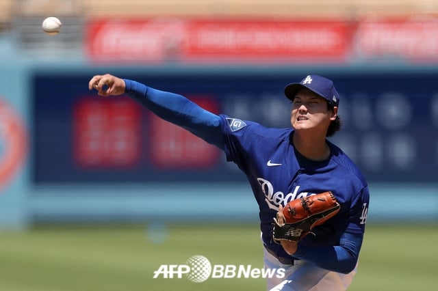 Shohei Ohtani de los Dodgers de Los Ángeles. /Foto=NEWS1