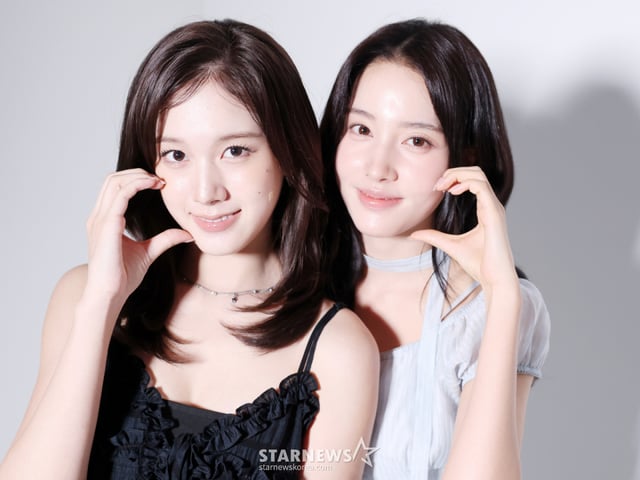 STAYC Jai (izquierda), Yoon /foto=reportero Kim Hwi-seon hwijpg@
