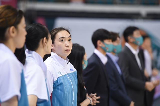 Baek Ji-eun. / Foto=Federación Coreana de Baloncesto Femenino (WKBL) proporcionado