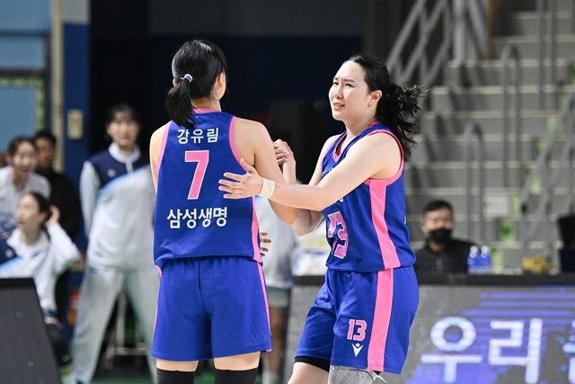 Kim Dan-bi (derecha). /Foto=Federación Coreana de Baloncesto Femenino proporcionado
