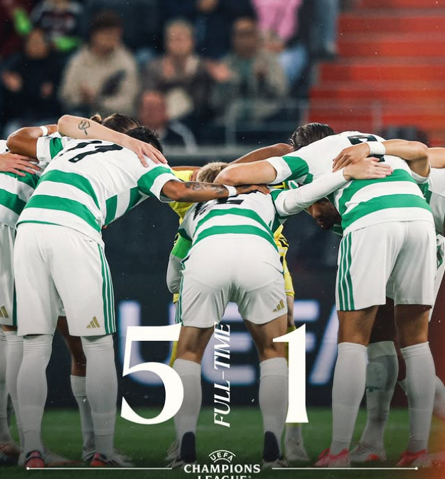 Celtic đã thua 1-5 nặng nề sau trận đấu kéo dài ở hiệp phụ trong trận đi của vòng playoff (PO) bán kết giải UEFA Champions League (UCL) 2026-2027 diễn ra vào ngày 26 (giờ Hàn Quốc) tại Sân vận động Raiffeisen Arena ở Linz, Áo, trước đối thủ LASK (Áo). /Ảnh=Chụp từ SNS chính thức của Celtic