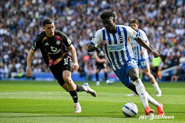 Carlos Baleba during his time at Brighton. /AFPBBNews=NEWS1
