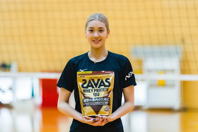 バレーボール日本女子代表の佐藤佳乃。 /写真=佐藤吉野 SNS キャプチャー
