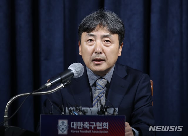 Kim Jeong-bae, former KFA full-time vice president. /Photo=NEWSIS