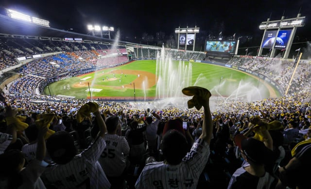 27日、LGツインズとNCダイノスの試合が行われたソウル蚕室(チャムシル)野球場の全景。 /写真=ニュース1