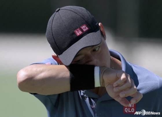 Kei Nishikori. /AFPBBNews=NEWS1