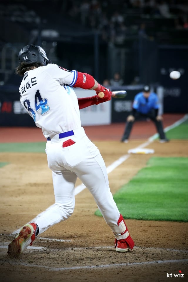 샘 힐리어드. /사진=KT 위즈 제공