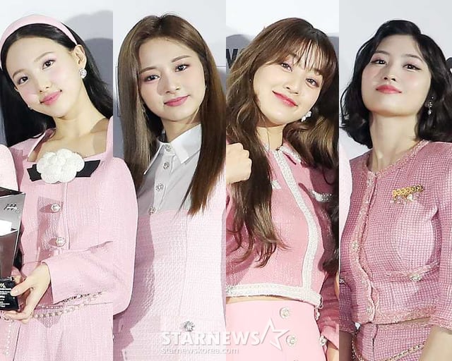 TWICE members Nayeon, Tzuyu, Jihyo, and Momo /Photo=StarNews