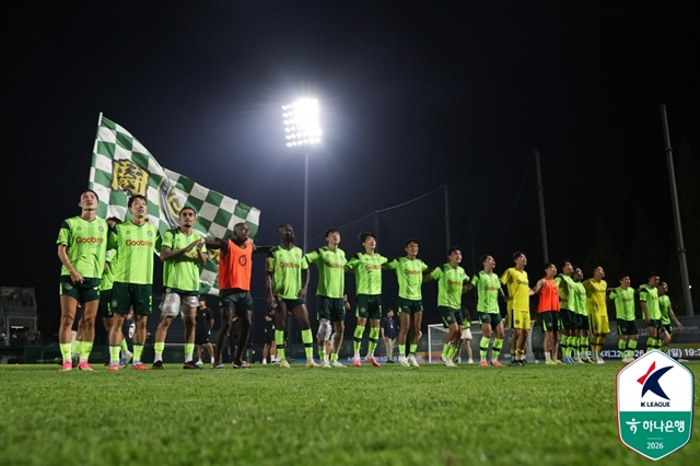김포FC 선수단. /사진=한국프로축구연맹 제공