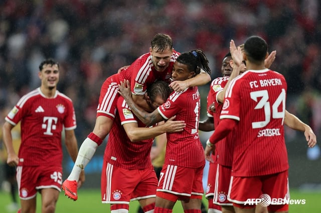 Jugadores del Bayern Múnich celebrando. /Foto=NEWS1