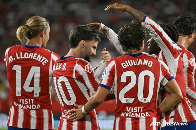 Jugadores del Atlético de Madrid. /Foto=AFPBBNews=News1