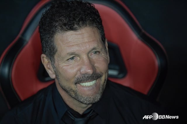 Diego Simeone, entrenador del Atlético de Madrid. /AFPBBNews=NEWS1
