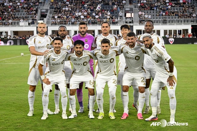 LAFC starting lineup. /AFPBBNews=NEWS1