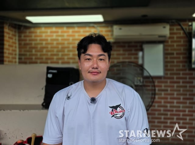 울산 웨일즈 최지만이 27일 울산 문수야구장에서 스타뉴스와 만나 박근서와 첫 만남에 대한 소감을 이야기했다. /사진=김동윤 기자