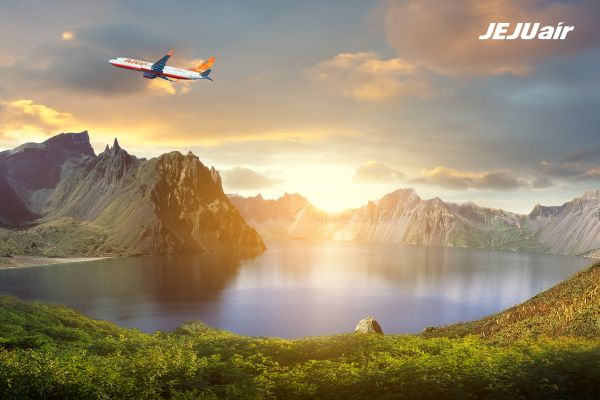 白頭山天池/写真提供=済州航空