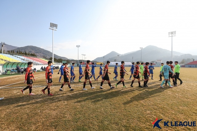 Kリーグのユース選手たち。 /写真=韓国プロサッカー連盟提供