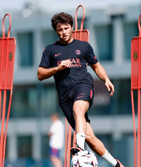 João Neves. /Foto=Redes sociales oficiales del PSG (recorte)