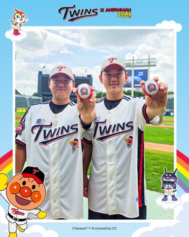 Song Seung-ki (izquierda) y Lee Ju-heon. /foto=proporcionada por LG Twins