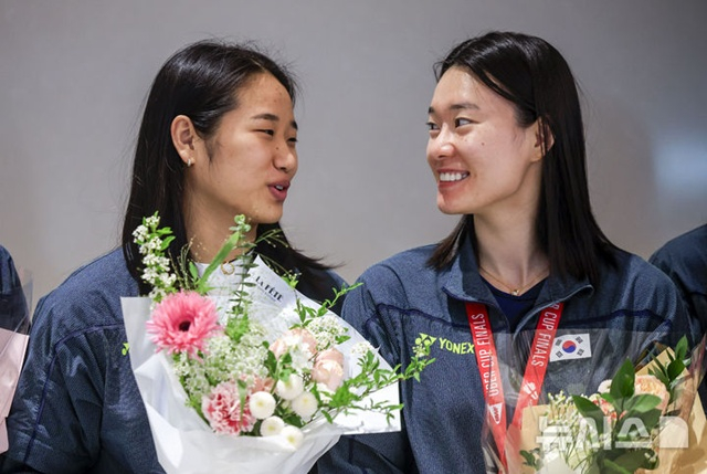 An Se-young (left) and Kim Ga-eun. /Photo=NEWSIS provided